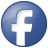 social facebook button blue 48