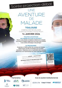 Soirée projection-débat du film intitulé "une aventure de malade" de Pierre-Louis ATTWELL, navigateur atteint de la maladie de Crohn