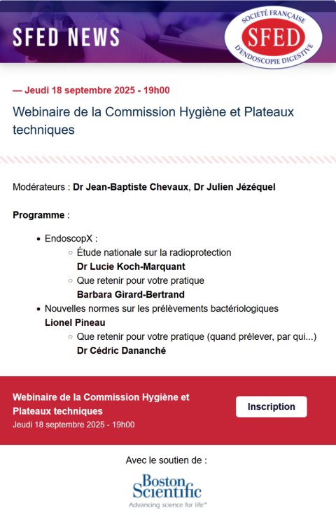 Webinaire SFED